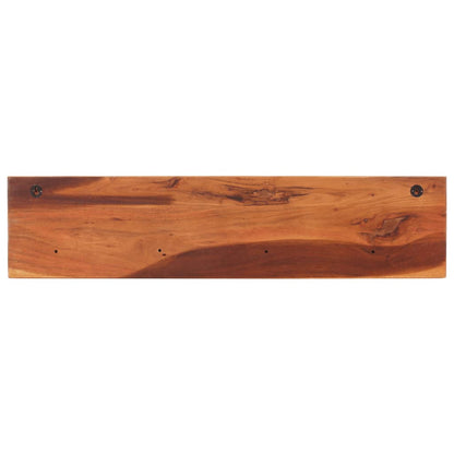 Wandregale 2 Stk. 112x20x26 cm Massivholz Akazie - Pazzar.ch