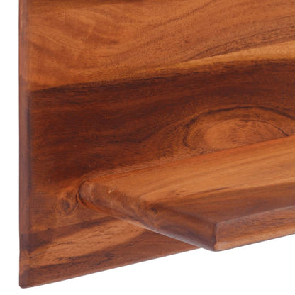 Wandregale 2 Stk. 112x20x26 cm Massivholz Akazie - Pazzar.ch