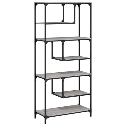 Bücherregal Grau Sonoma 81x36x176 cm Holzwerkstoff - Pazzar.ch