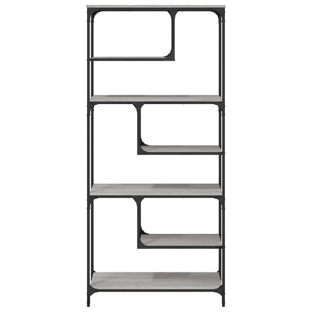 Bücherregal Grau Sonoma 81x36x176 cm Holzwerkstoff - Pazzar.ch