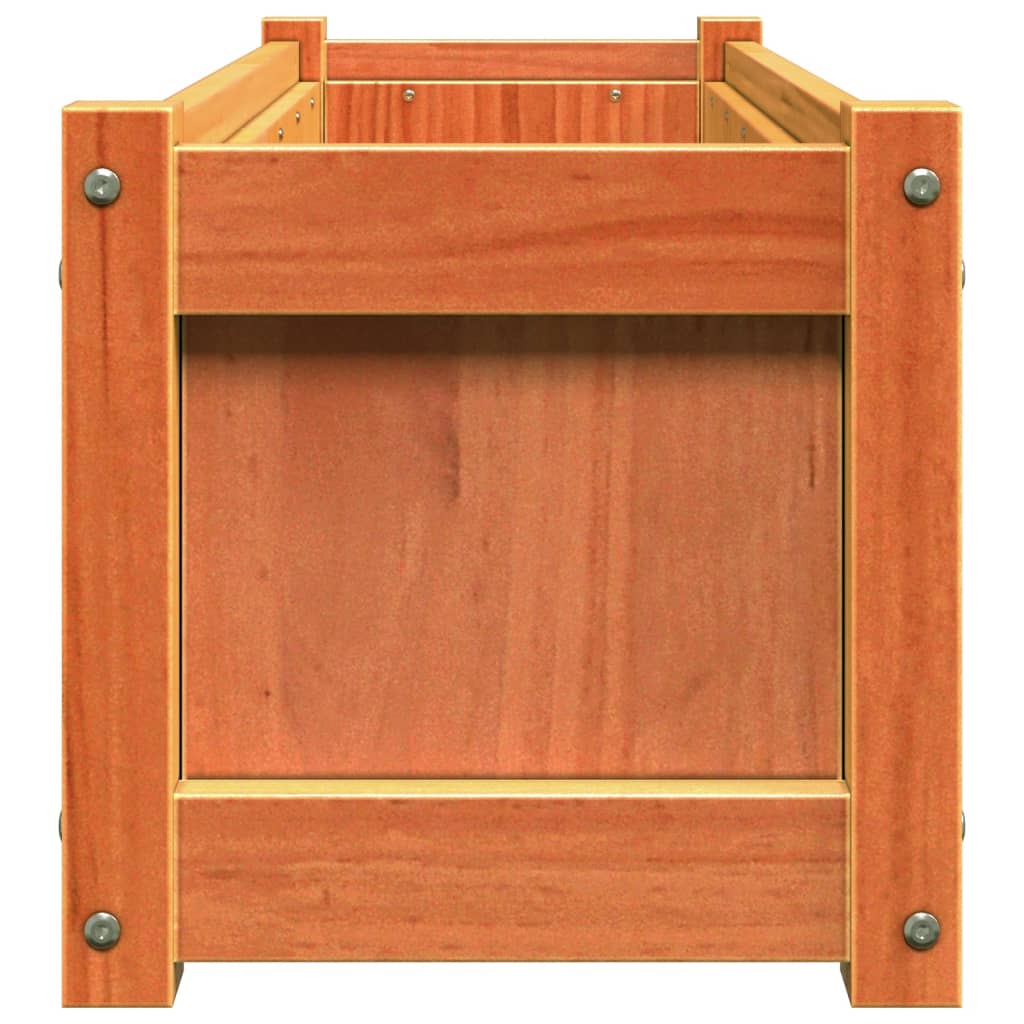 Pflanzkübel Wachsbraun 90x31x31 cm Massivholz Kiefer - Pazzar.ch