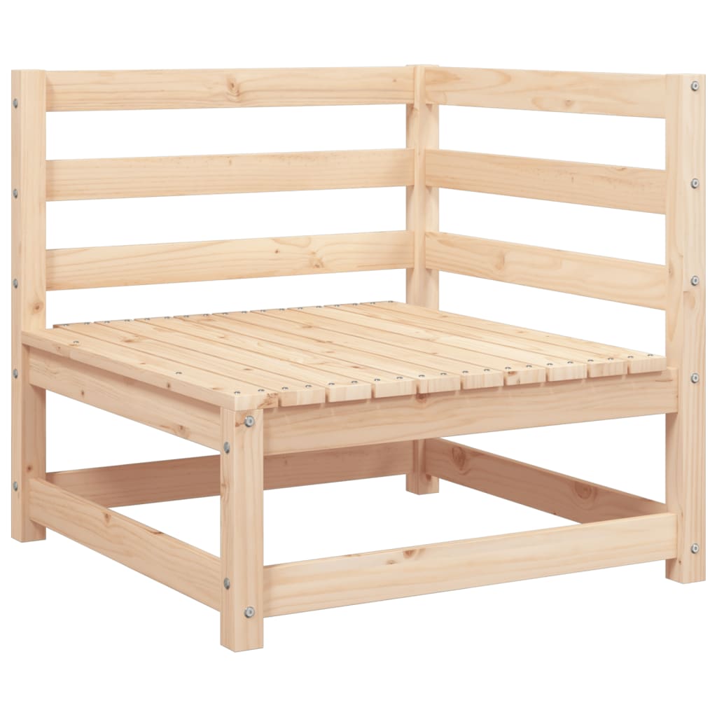 Gartensofa 3-Sitzer Massivholz Kiefer - Pazzar.ch