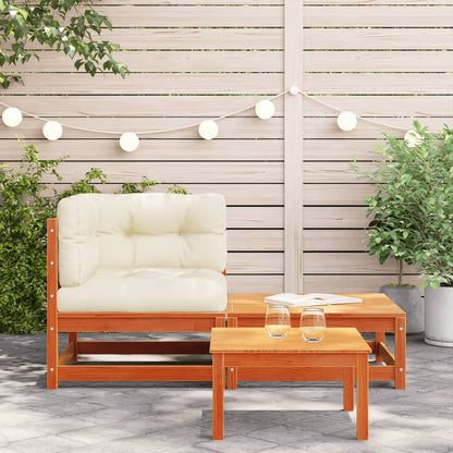 Garten-Ecksofa mit Kissen und Hocker - Pazzar.ch