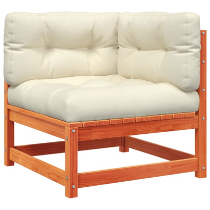 Garten-Ecksofa mit Kissen und Hocker - Pazzar.ch