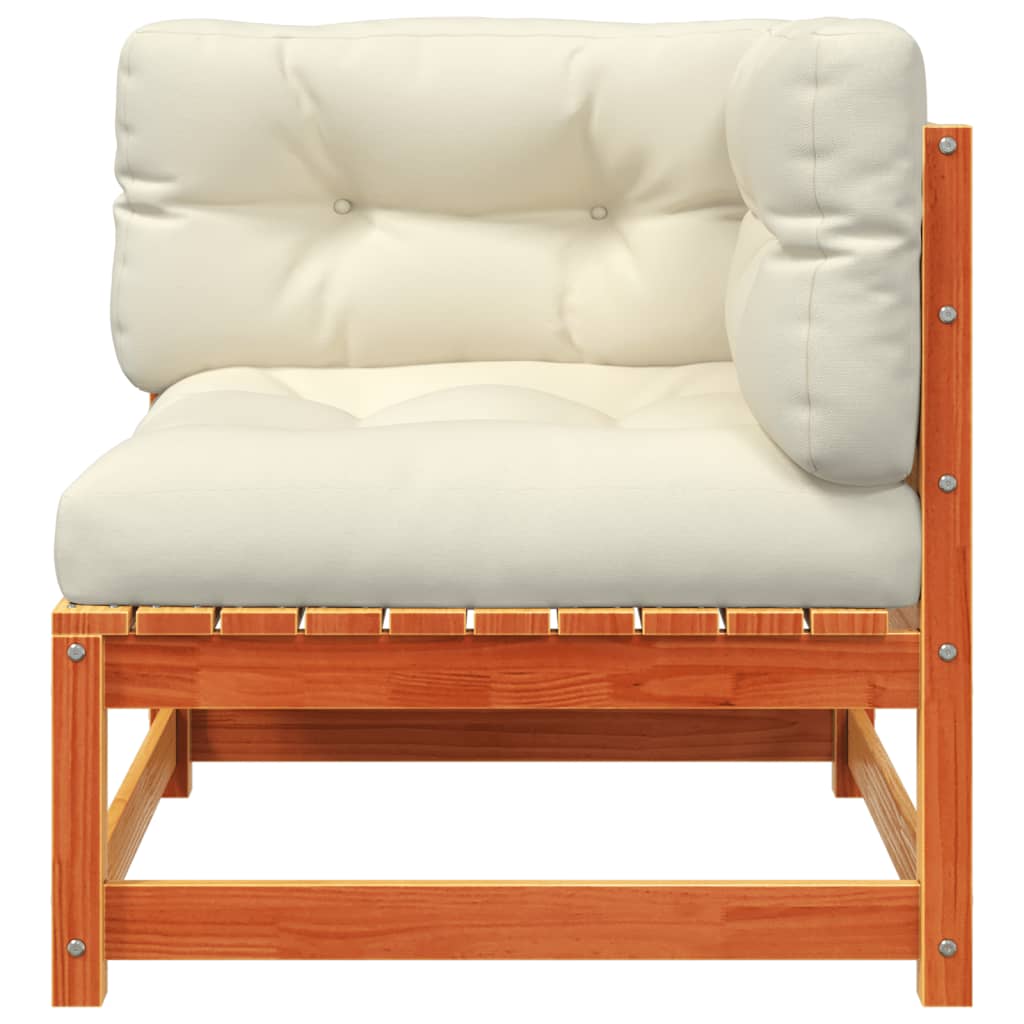 Garten-Ecksofa mit Kissen und Hocker - Pazzar.ch