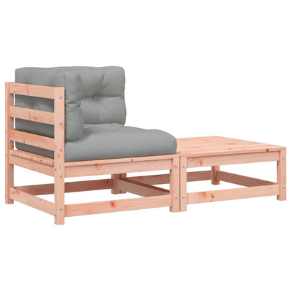 Garten-Ecksofa mit Kissen und Hocker - Pazzar.ch