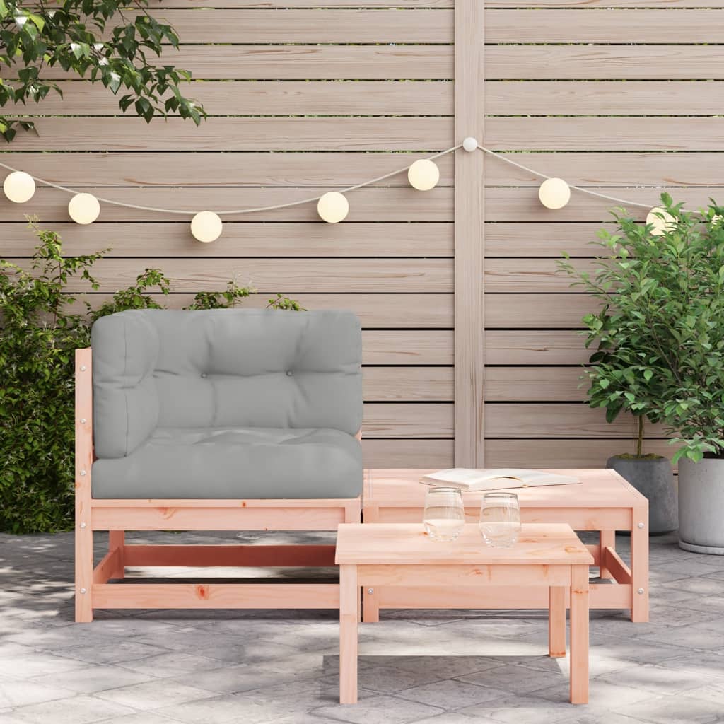Garten-Ecksofa mit Kissen und Hocker - Pazzar.ch