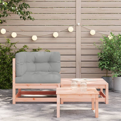 Garten-Ecksofa mit Kissen und Hocker - Pazzar.ch