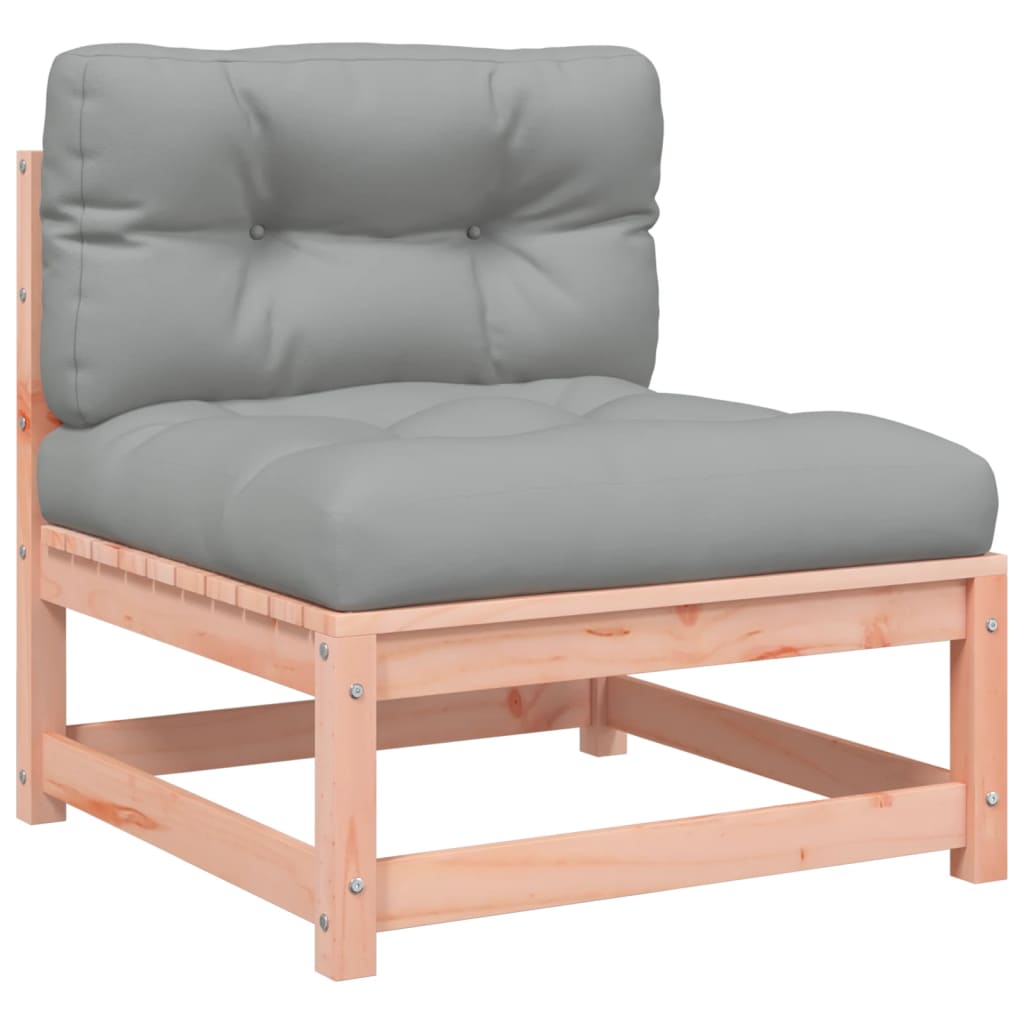 Gartensofa ohne Armlehnen mit Kissen und Hocker - Pazzar.ch