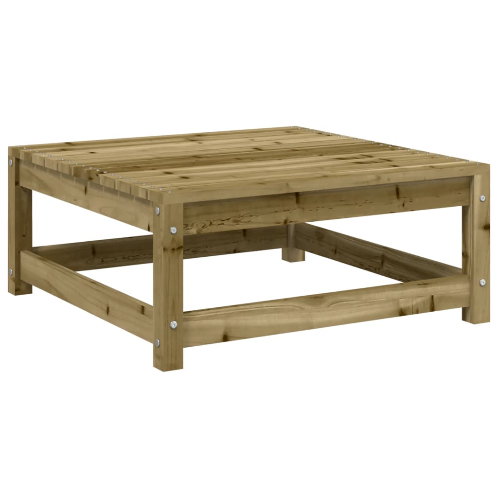 Gartensofa ohne Armlehnen mit Kissen und Hocker - Pazzar.ch