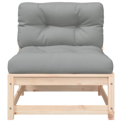 Gartensofa ohne Armlehnen mit Kissen und Hockern - Pazzar.ch