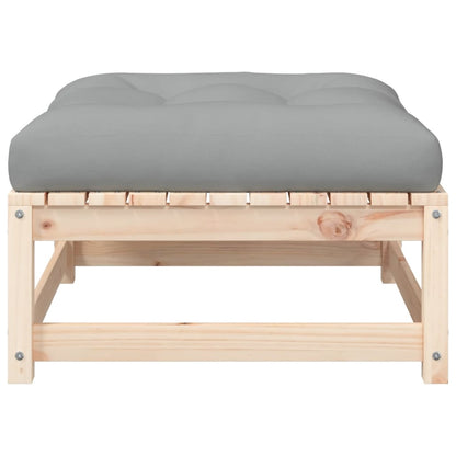 Gartensofa ohne Armlehnen mit Kissen und Hockern - Pazzar.ch