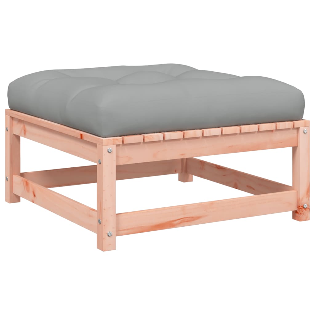 Gartensofa ohne Armlehnen mit Kissen und Hockern - Pazzar.ch