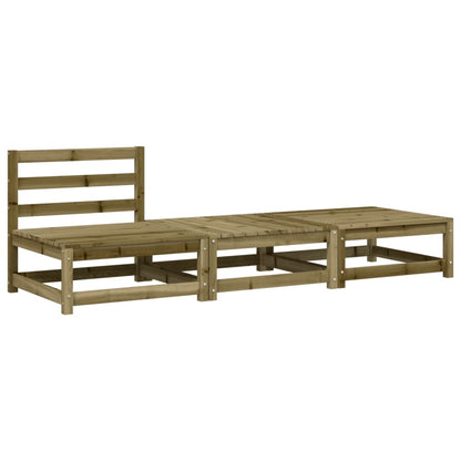 Gartensofa ohne Armlehnen mit Kissen und Hockern - Pazzar.ch