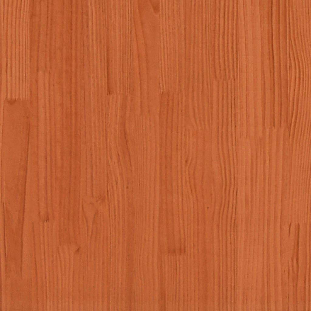 Pflanzkübel Wachsbraun 31x31x31 cm Massivholz Kiefer - Pazzar.ch