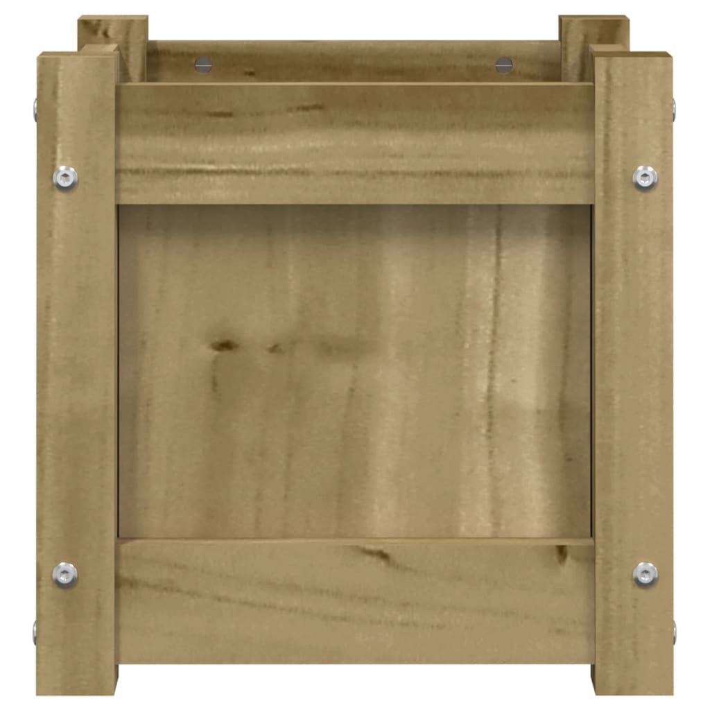 Pflanzkübel 31x31x31 cm Kiefernholz Imprägniert - Pazzar.ch