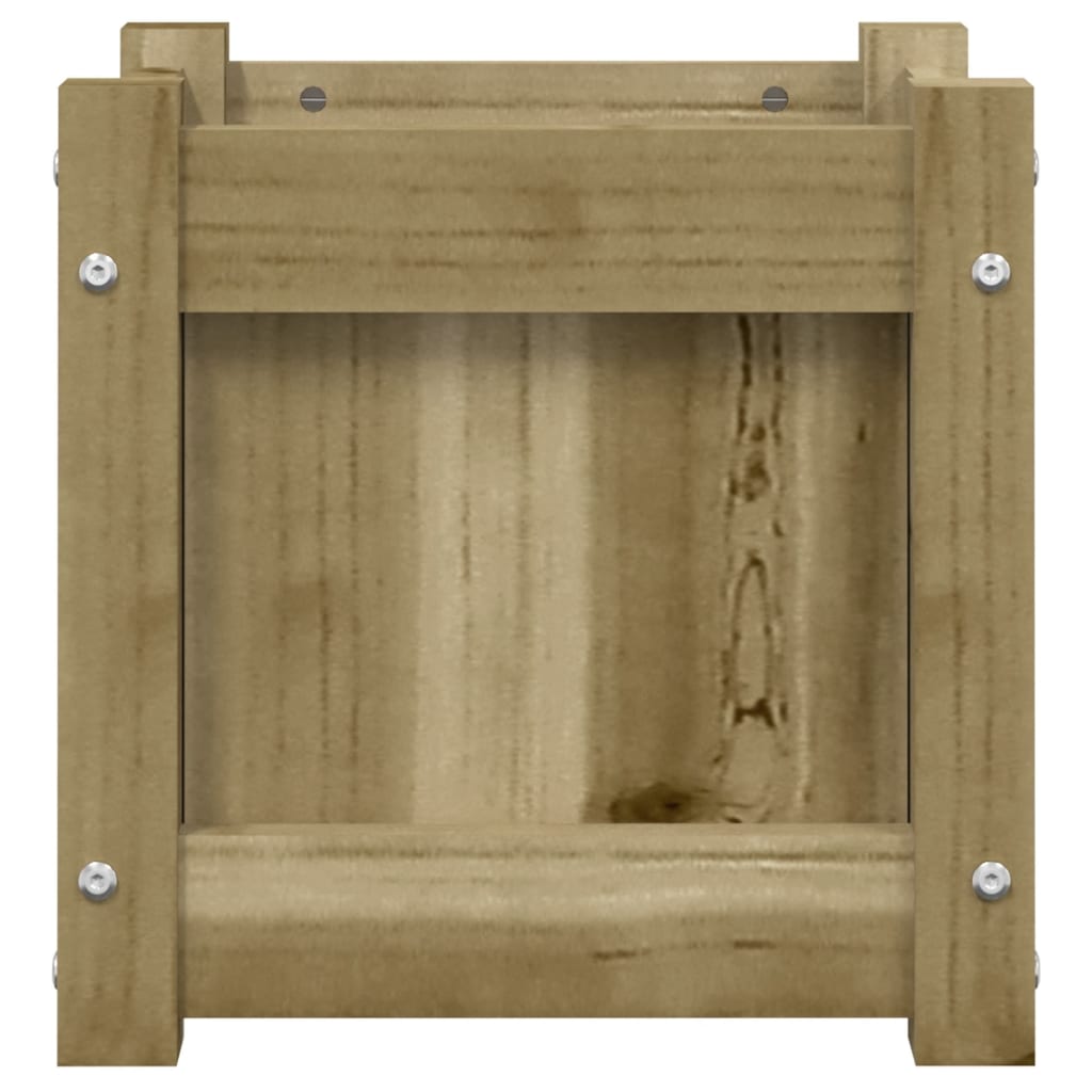 Pflanzkübel 31x31x31 cm Kiefernholz Imprägniert - Pazzar.ch