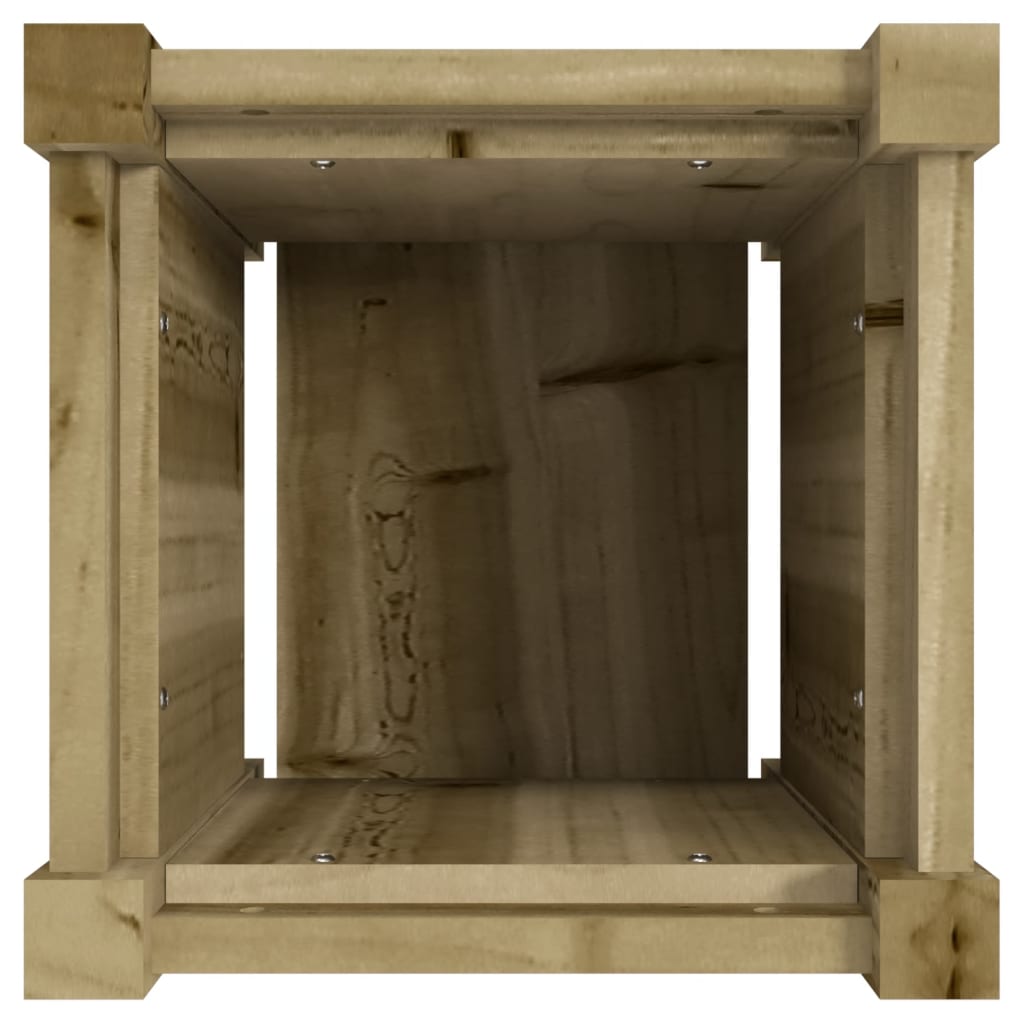 Pflanzkübel 31x31x31 cm Kiefernholz Imprägniert - Pazzar.ch