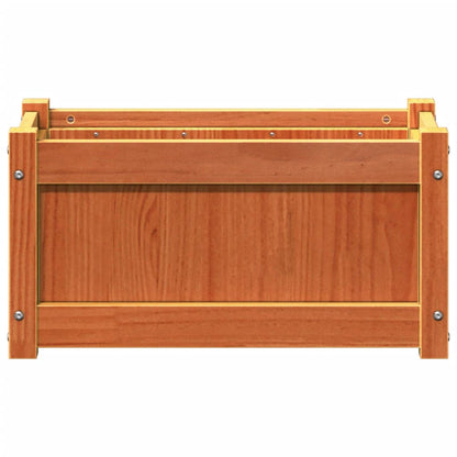Pflanzkübel Wachsbraun 60x31x31 cm Massivholz Kiefer - Pazzar.ch