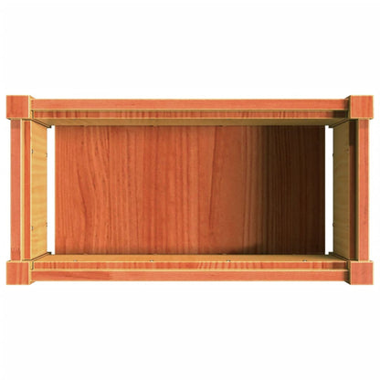 Pflanzkübel Wachsbraun 60x31x31 cm Massivholz Kiefer - Pazzar.ch