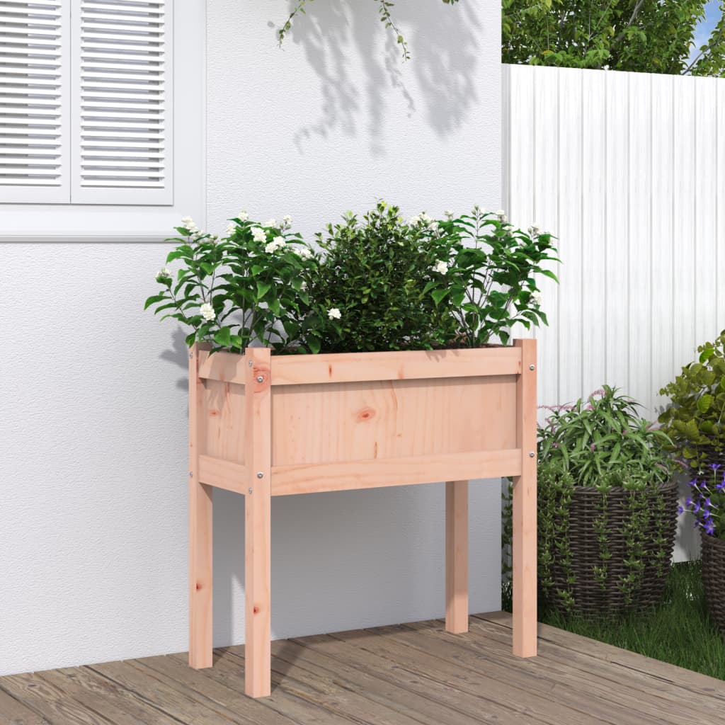 Pflanzkübel mit Beinen 70x31x70 cm Massivholz Douglasie - Pazzar.ch