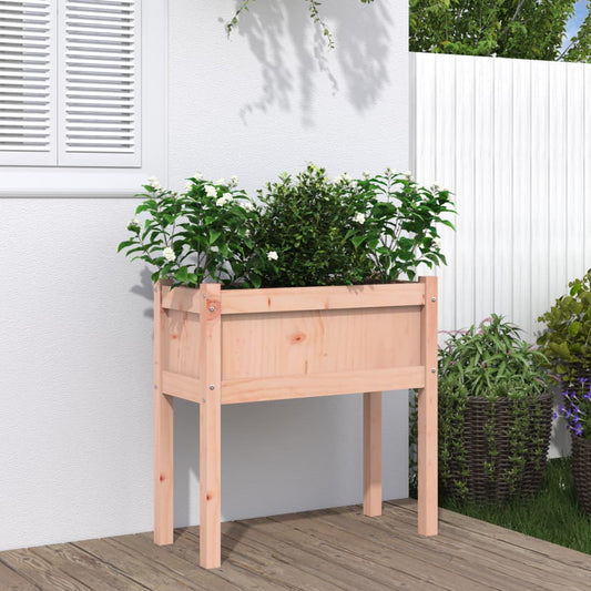 Pflanzkübel mit Beinen 70x31x70 cm Massivholz Douglasie - Pazzar.ch