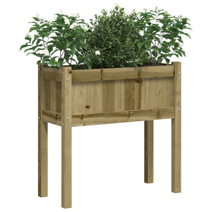 Pflanzkübel mit Beinen 70x31x70 cm Kiefernholz Imprägniert - Pazzar.ch