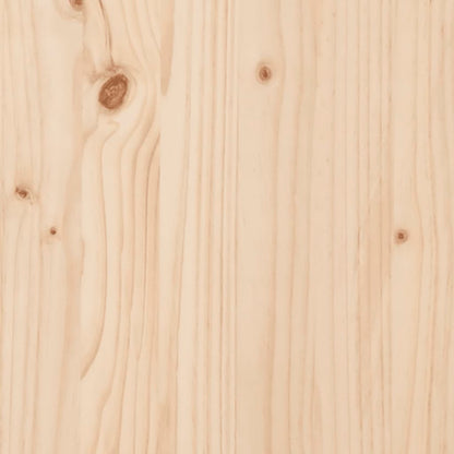 Pflanzkübel 2 Stk. mit Beinen Massivholz Kiefer - Pazzar.ch