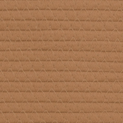 Aufbewahrungskörbe 2 Stk. Braun und Weiß Ø24x18 cm Baumwolle - Pazzar.ch