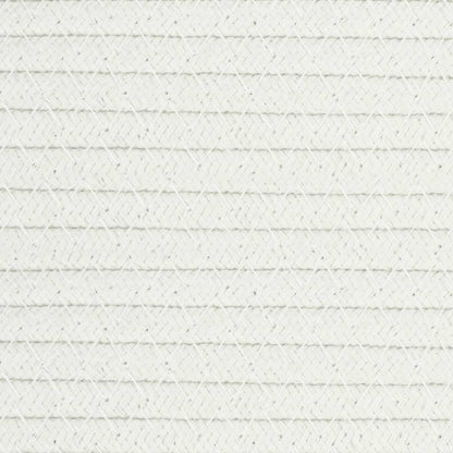 Aufbewahrungskorb Grau und Weiß Ø51x33 cm Baumwolle - Pazzar.ch