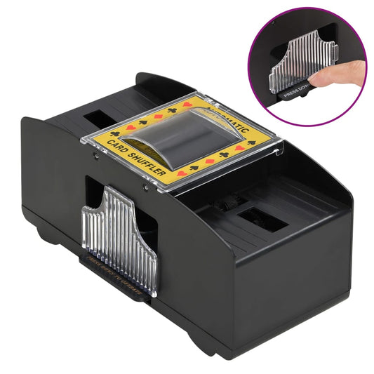Automatischer Kartenmischer Schwarz 2 Decks - Pazzar.ch