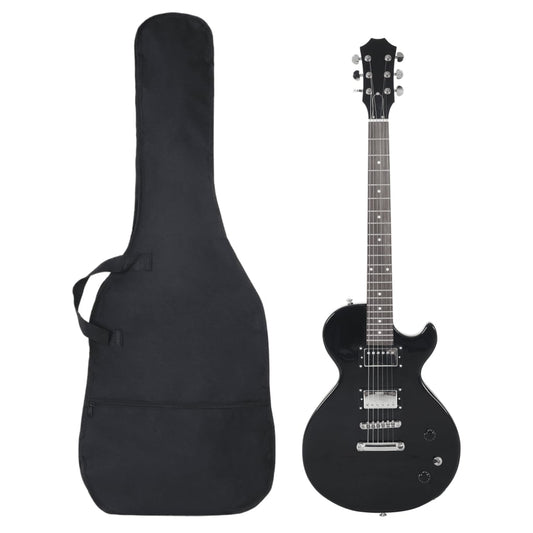 E-Gitarre für Anfänger mit Tasche Schwarz 4/4 39" - Pazzar.ch