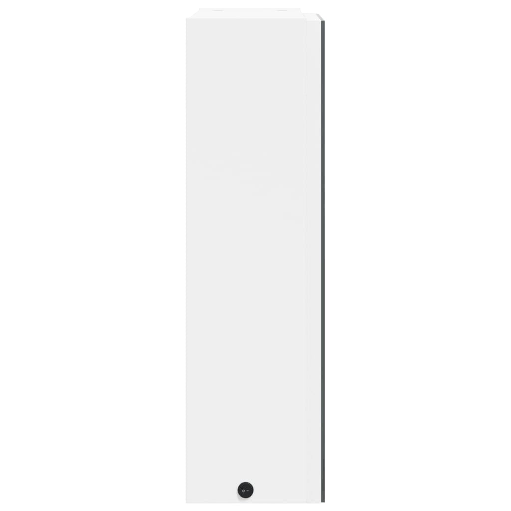 Spiegelschrank mit LED-Beleuchtung Weiß 45x13x52 cm - Pazzar.ch