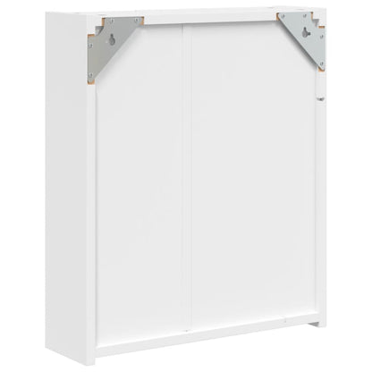 Spiegelschrank mit LED-Beleuchtung Weiß 45x13x52 cm - Pazzar.ch