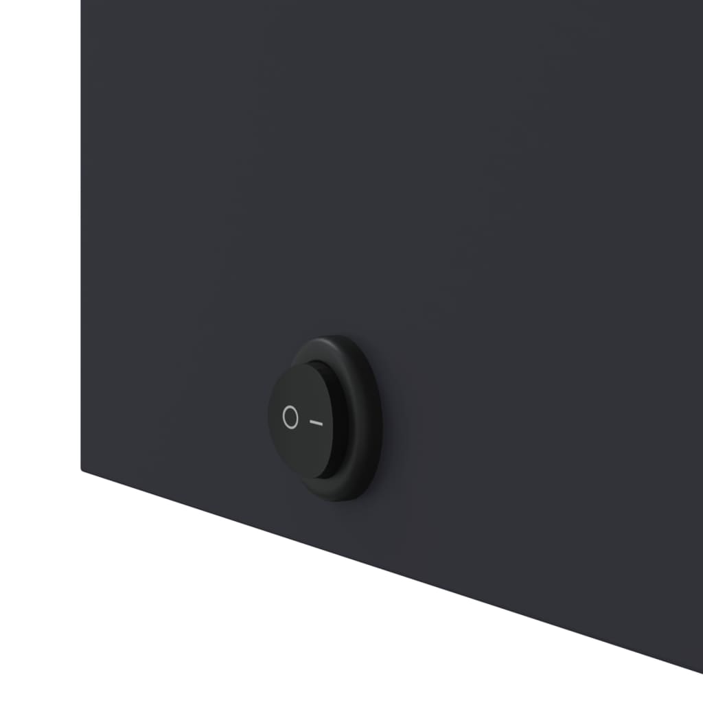 Spiegelschrank mit LED-Beleuchtung Grau 60x13x52 cm - Pazzar.ch