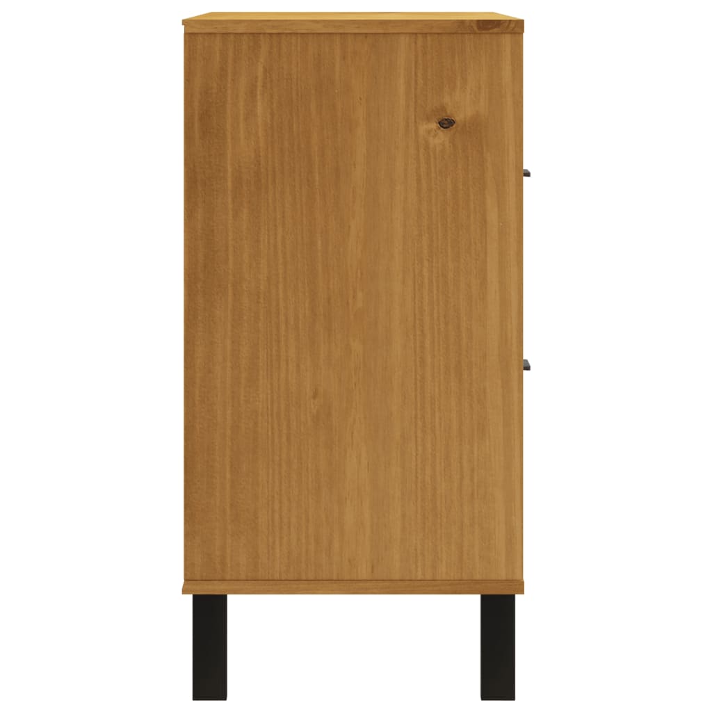 Schubladenschrank FLAM 80x40x80 cm Massivholz Kiefer - Pazzar.ch