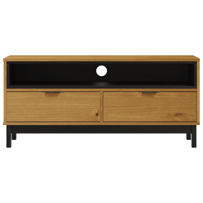 TV-Schrank FLAM 110x40x50 cm Massivholz Kiefer - Pazzar.ch