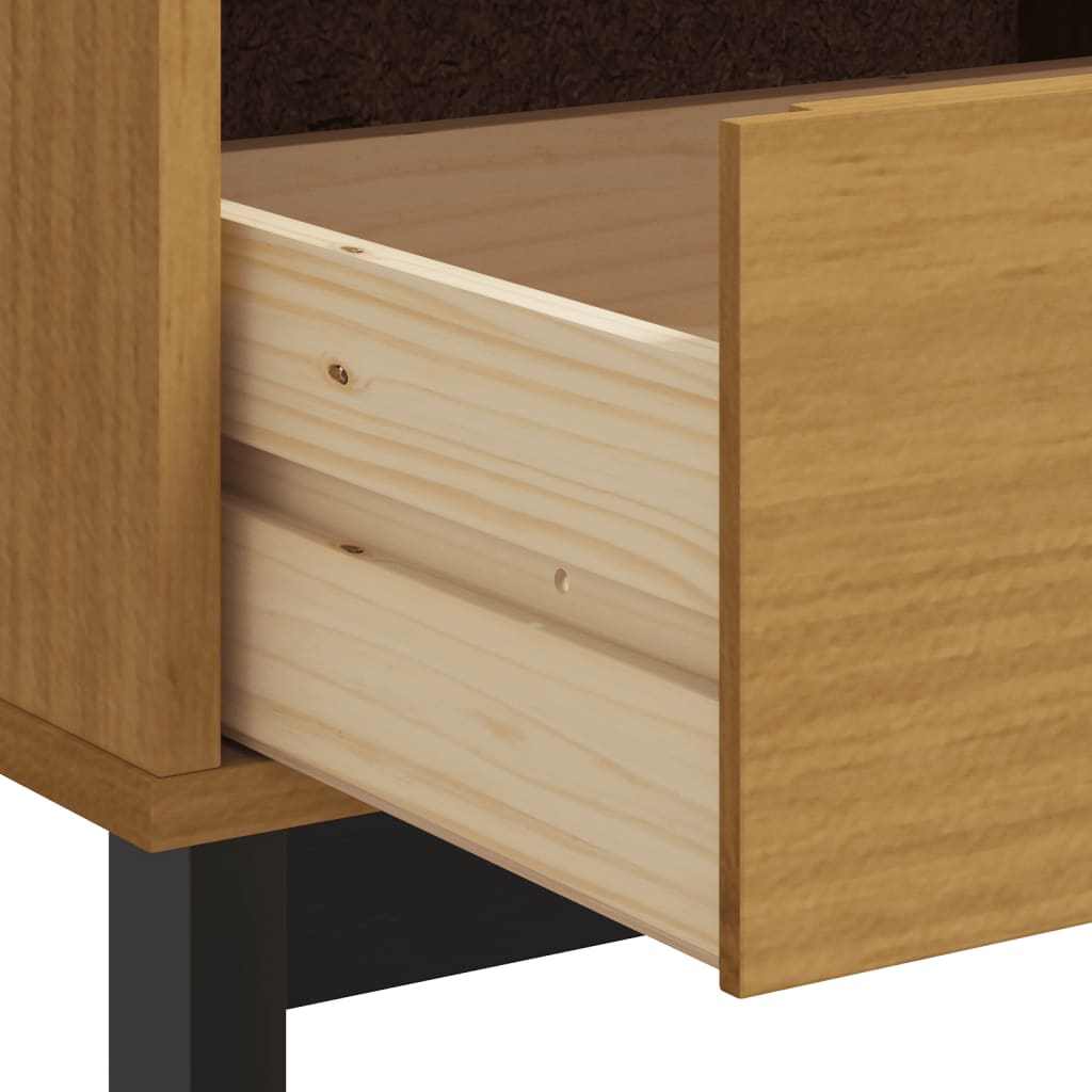 TV-Schrank FLAM 110x40x50 cm Massivholz Kiefer - Pazzar.ch