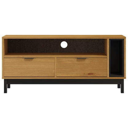 TV-Schrank FLAM 110x40x50 cm Massivholz Kiefer - Pazzar.ch