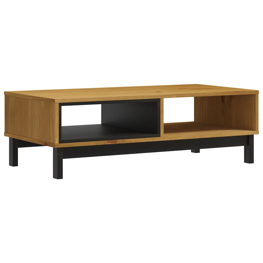 Couchtisch FLAM 100x50x32,5 cm Massivholz Kiefer - Pazzar.ch