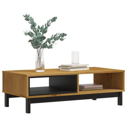 Couchtisch FLAM 100x50x32,5 cm Massivholz Kiefer - Pazzar.ch