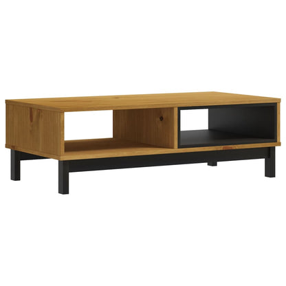 Couchtisch FLAM 100x50x32,5 cm Massivholz Kiefer - Pazzar.ch