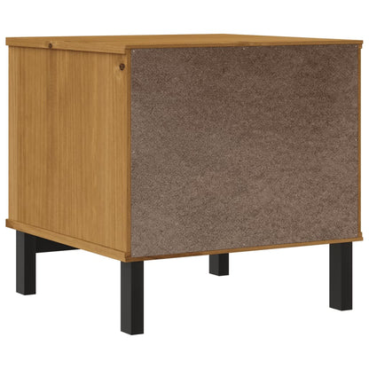 Beistelltisch FLAM 50x50x50 cm Massivholz Kiefer - Pazzar.ch