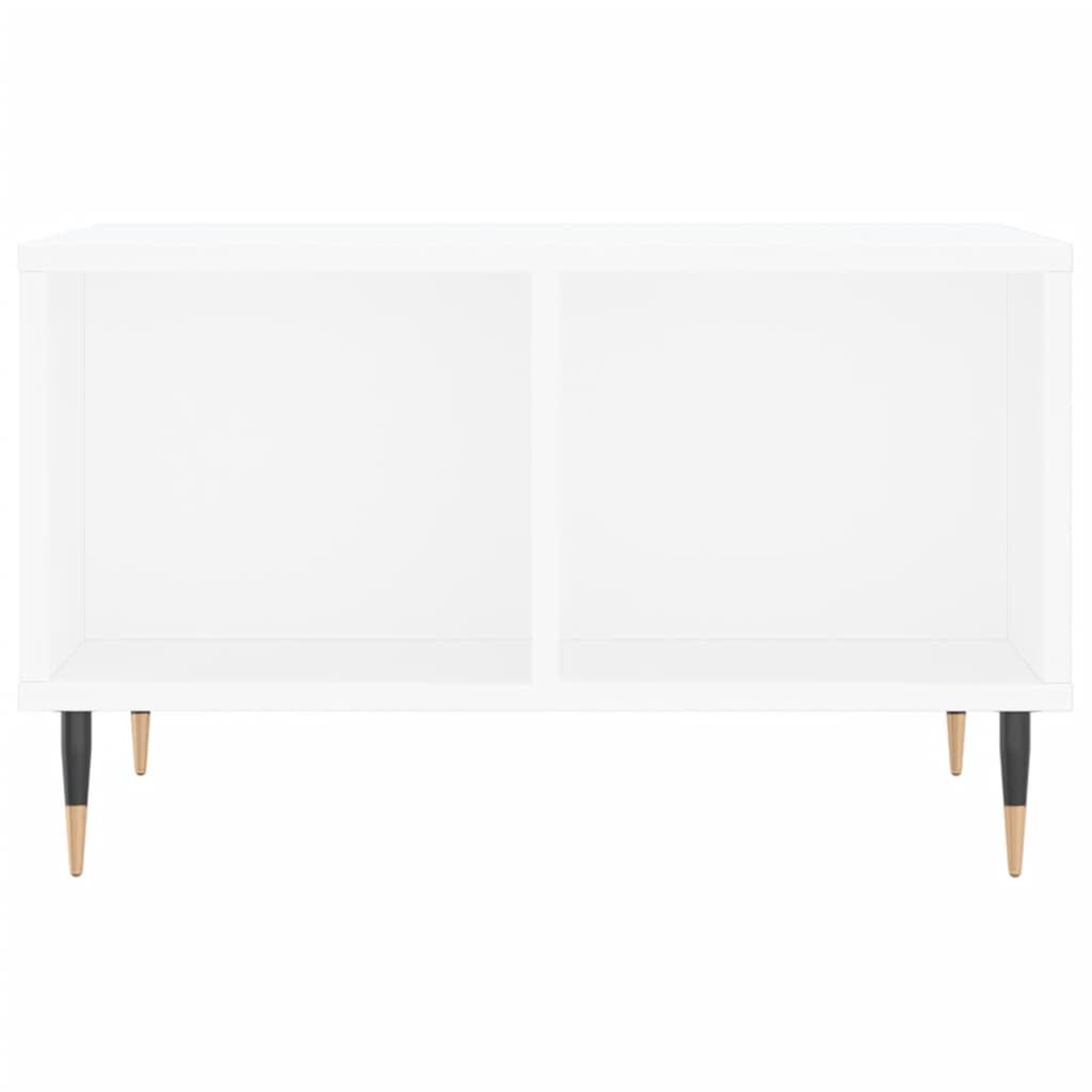 Couchtisch Weiß 60x50x36,5 cm Holzwerkstoff - Pazzar.ch