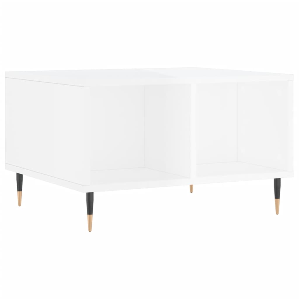 Couchtisch Hochglanz-Weiß 60x50x36,5 cm Holzwerkstoff - Pazzar.ch