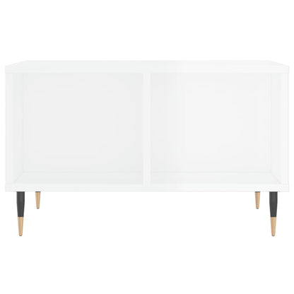 Couchtisch Hochglanz-Weiß 60x50x36,5 cm Holzwerkstoff - Pazzar.ch