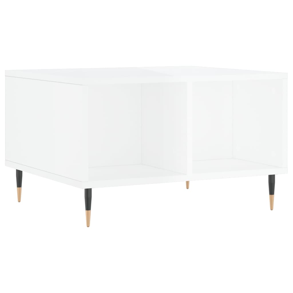 Couchtisch Hochglanz-Weiß 60x50x36,5 cm Holzwerkstoff - Pazzar.ch