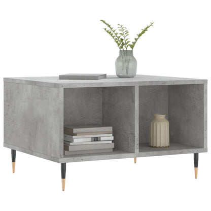 Couchtisch Betongrau 60x50x36,5 cm Holzwerkstoff - Pazzar.ch