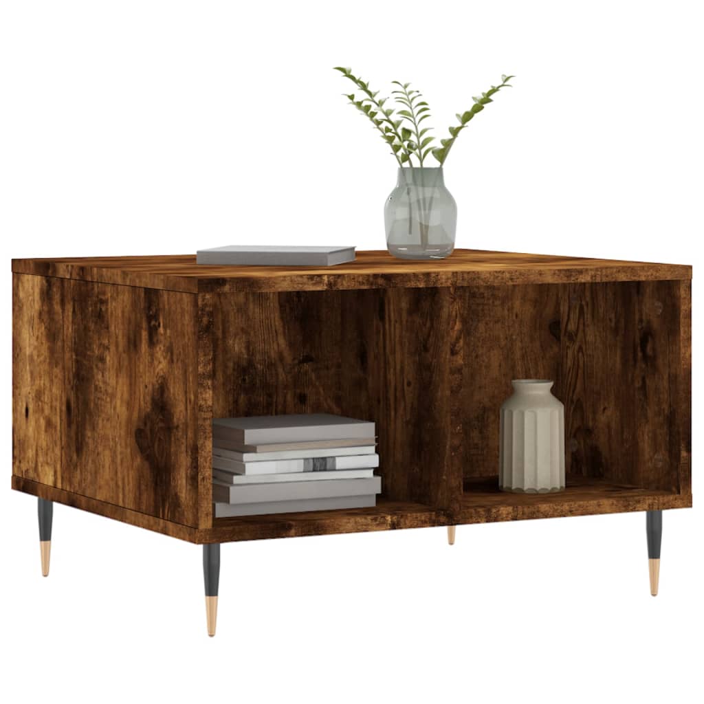 Couchtisch Räuchereiche 60x50x36,5 cm Holzwerkstoff - Pazzar.ch