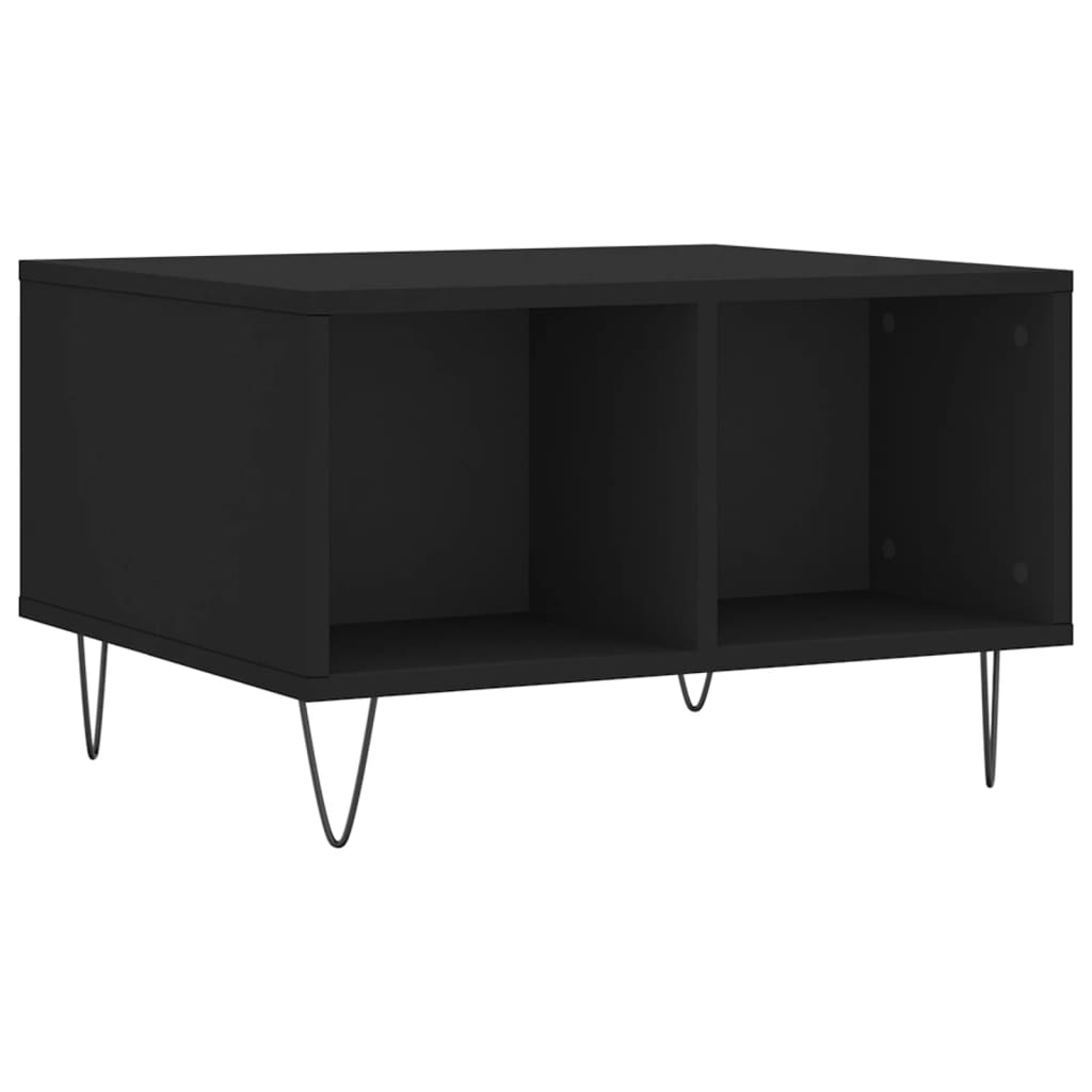 Couchtisch Schwarz 60x50x36,5 cm Holzwerkstoff - Pazzar.ch